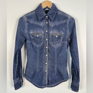 Vivienne Westwood Anglomania X Lee jeans  Rider shirt size XS